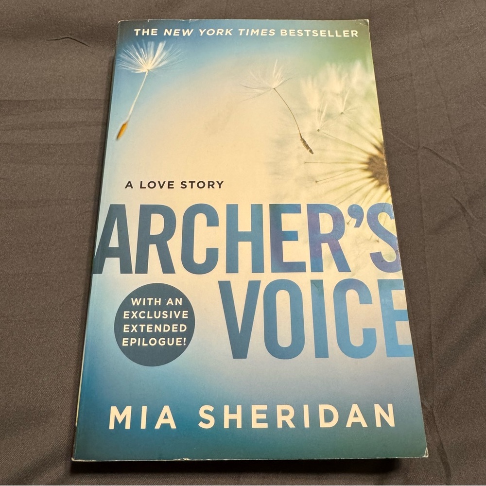 Archer’s Voice by Mia Sheridan Love Story Book BookTok